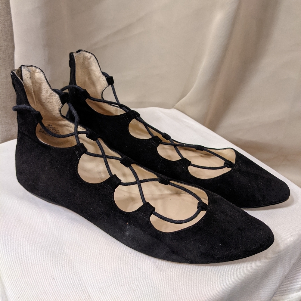Nine West Lace Up Flats